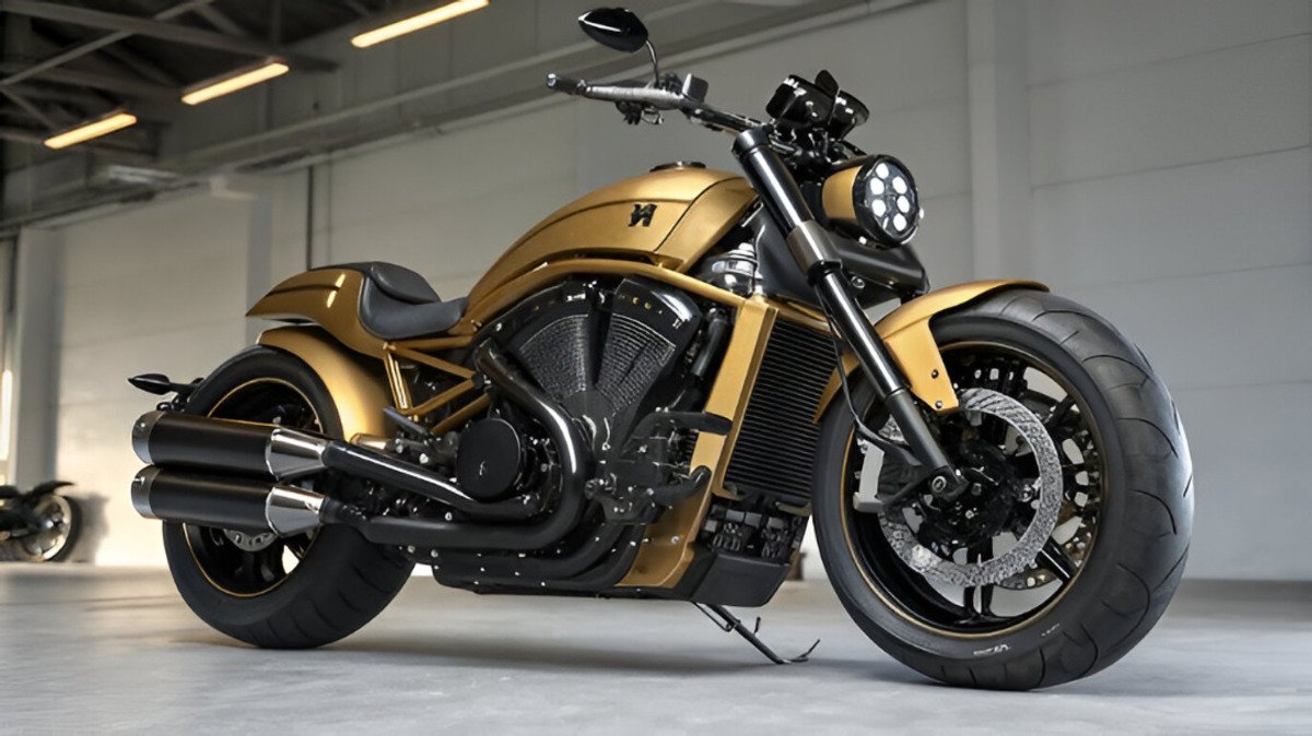 2026 Futuristic Muscle Cruiser Motorcycle